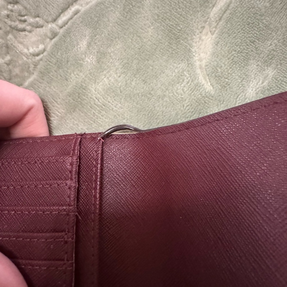 Michael Kors Maroon Signature Wallet - Picture 5 of 7